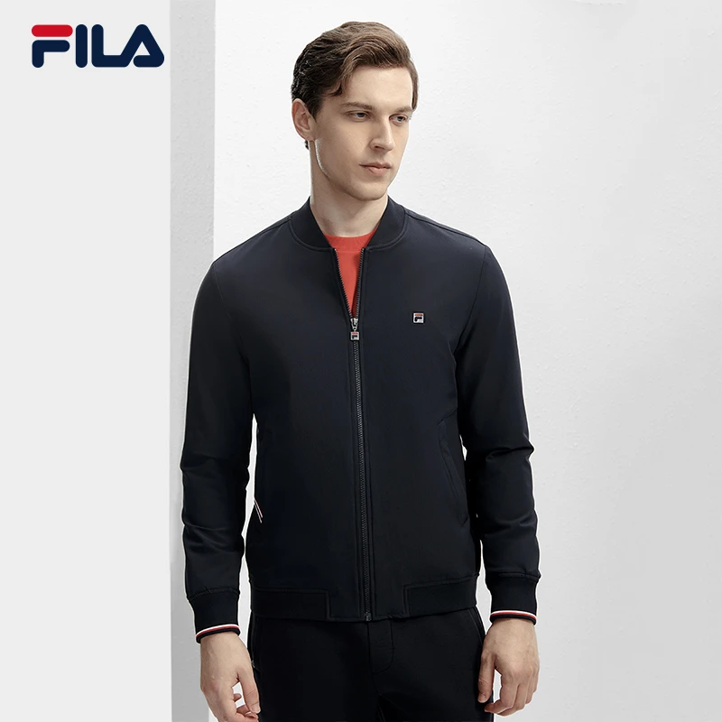 Fila/斐乐商务外套男子秋款高端商务梭织上衣F11M411706F