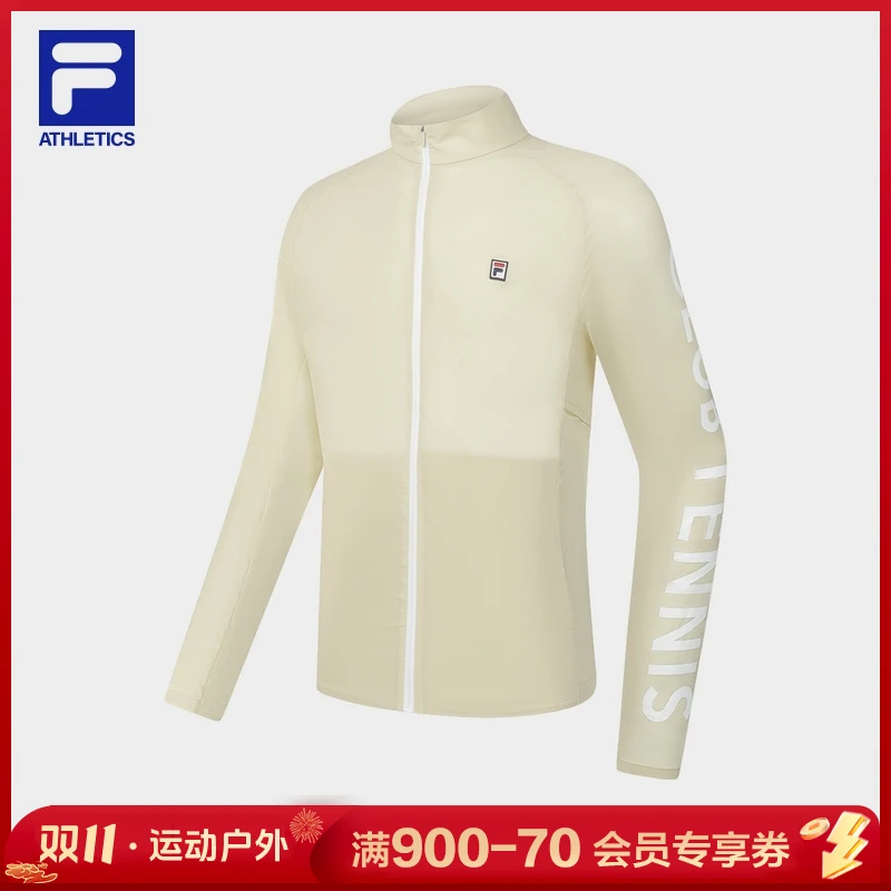 Fila/斐乐男子长袖夏季透气运动舒适时尚休闲立领外套A11M433702F