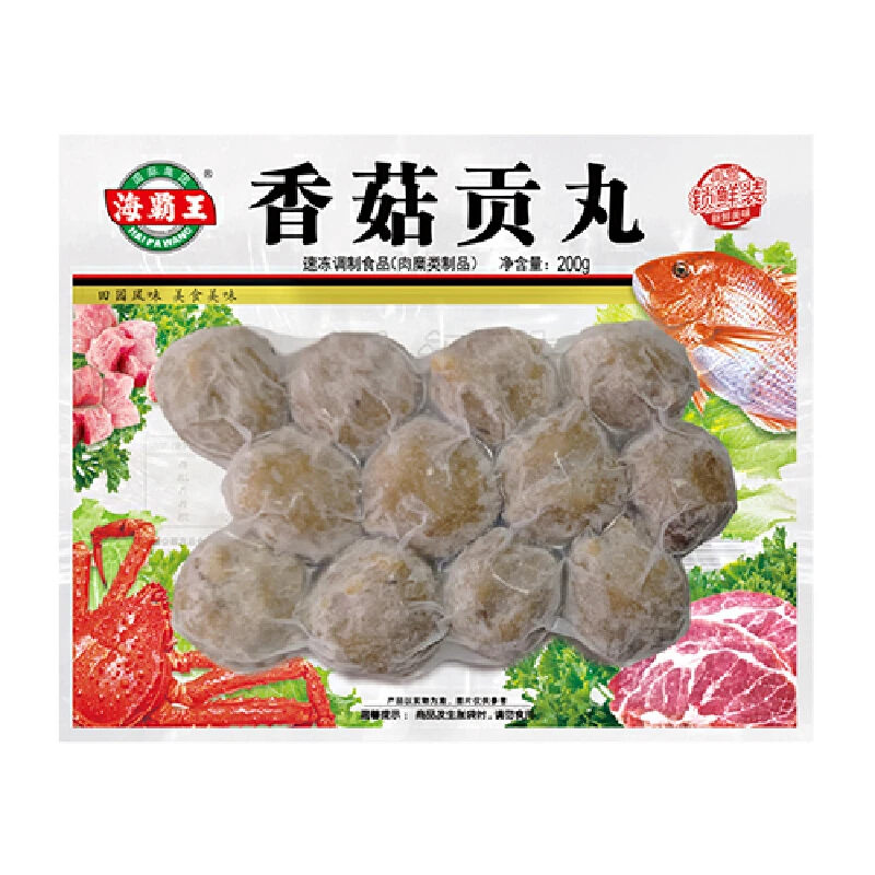 海霸王 锁鲜装香菇贡丸 200g