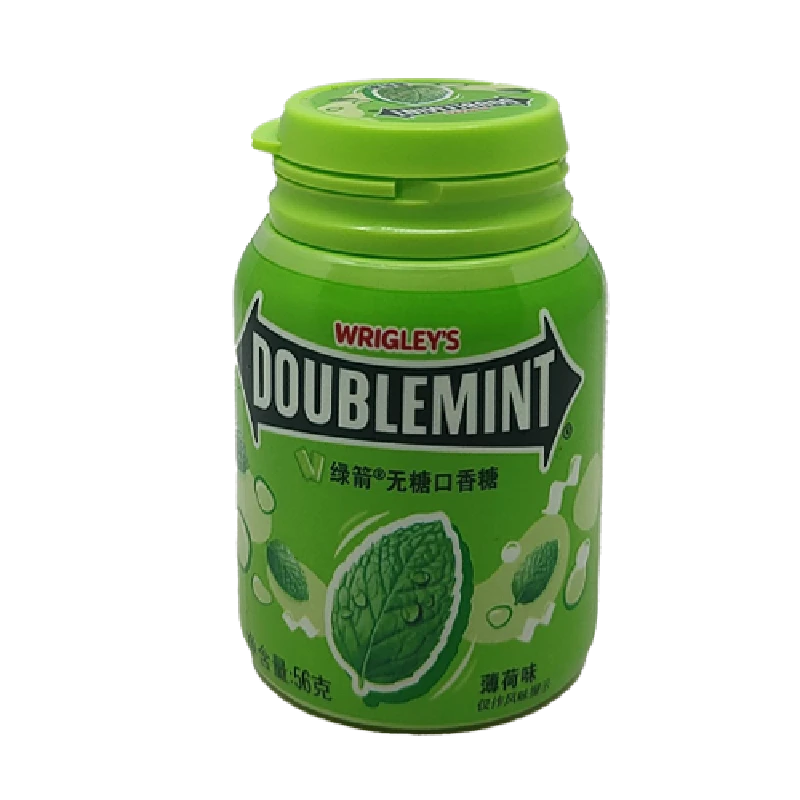 绿箭无糖口香糖薄荷味 56g