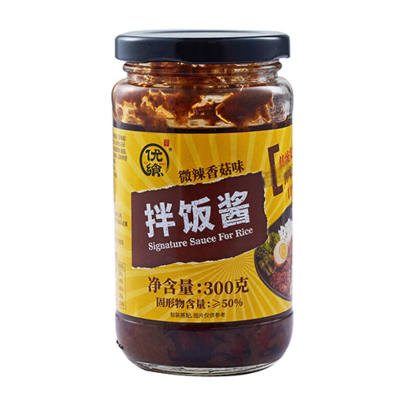 优飨微辣香菇味拌饭酱(调味酱) 300g