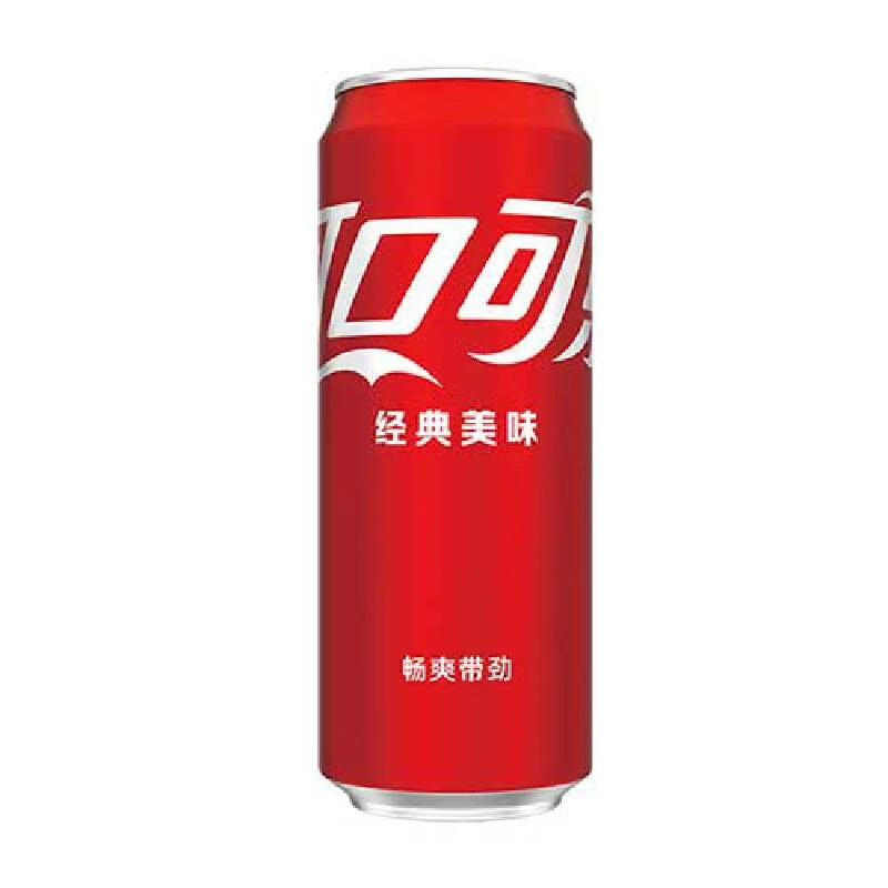 可口可乐可乐味汽水饮料摩登罐330ml
