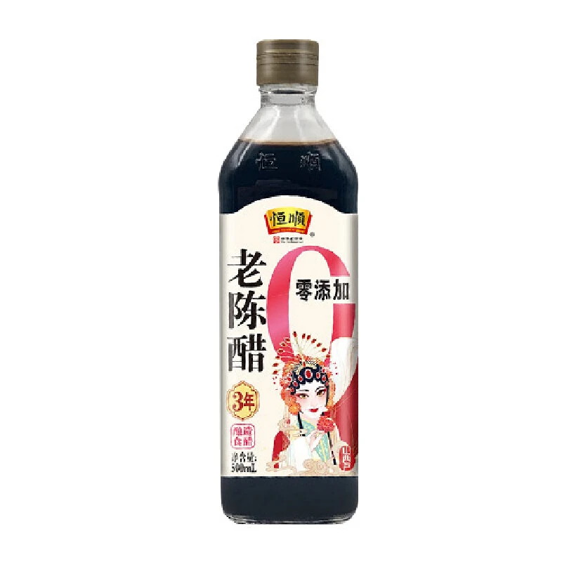 恒顺 0添加3年老陈醋 500ml