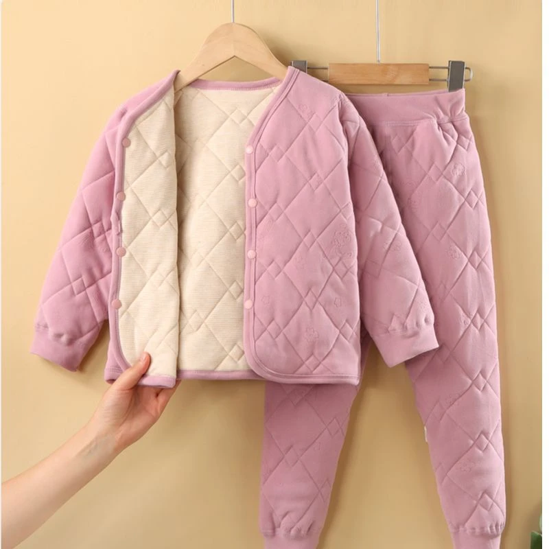 【加厚校服神器】绵羊毛儿童秋冬棉袄棉裤内穿保暖男女小学生内胆