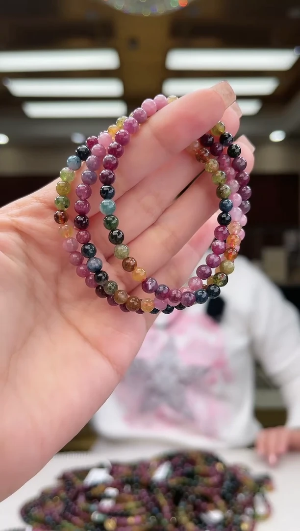 【闪购商品】碧玺/未镶嵌4mm+碧玺多圈B4582H0T1111