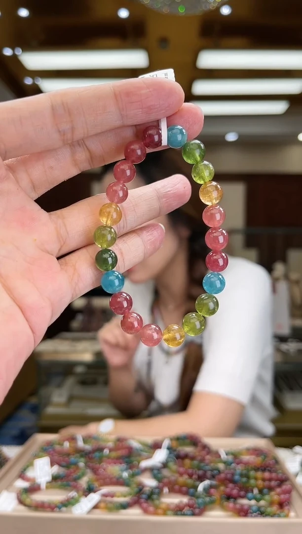 【闪购商品】碧玺/未镶嵌8m+碧玺单圈多样性发货