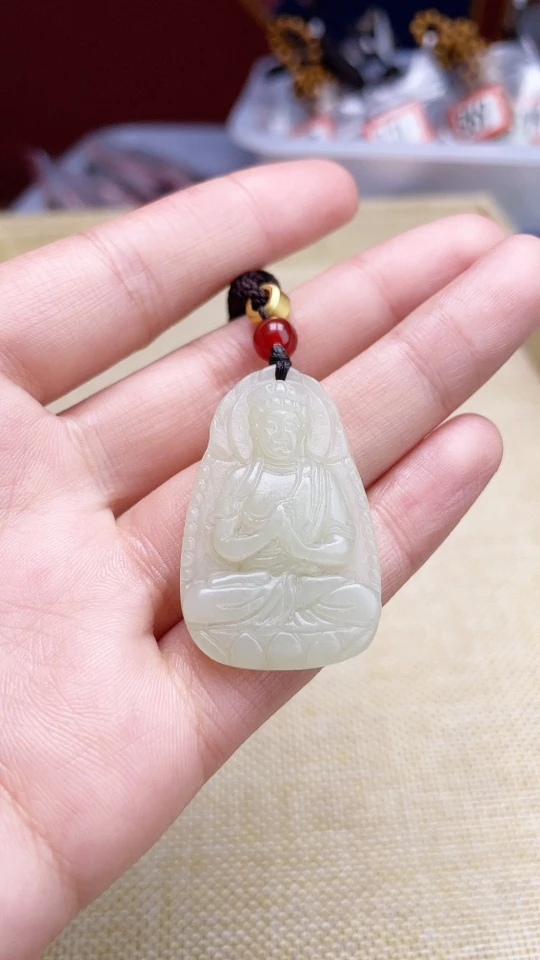 和田玉38MM大日如来462