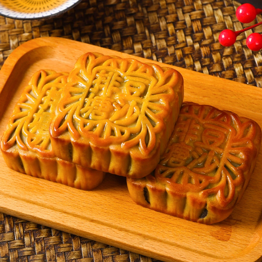 广西非遗传承排塘豆沙月饼陈皮核桃什锦五仁蛋黄莲蓉（礼盒装）