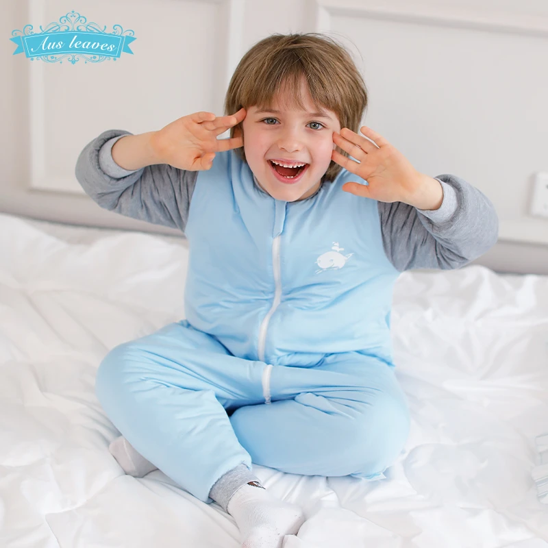 【捡漏】儿童睡袋夹棉厚款冬季保暖防踢被连体衣宝宝防踢被子