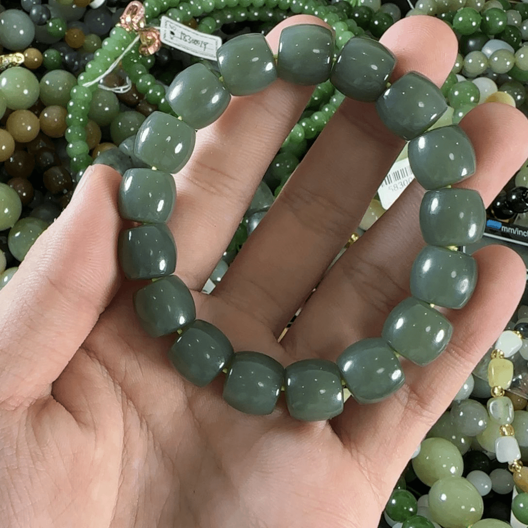 和田玉手链未镶嵌153