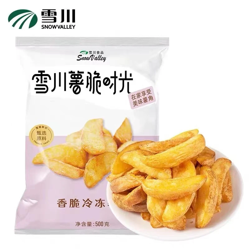雪川薯条半成品冷冻薯脆时光薯角空气炸锅食材西餐油炸小吃500g