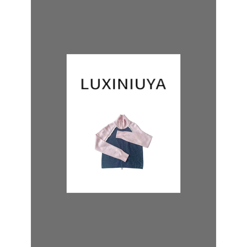 【LUXINIUYA】四杠毛衣100羊毛针织衫毛衣 #CX2125