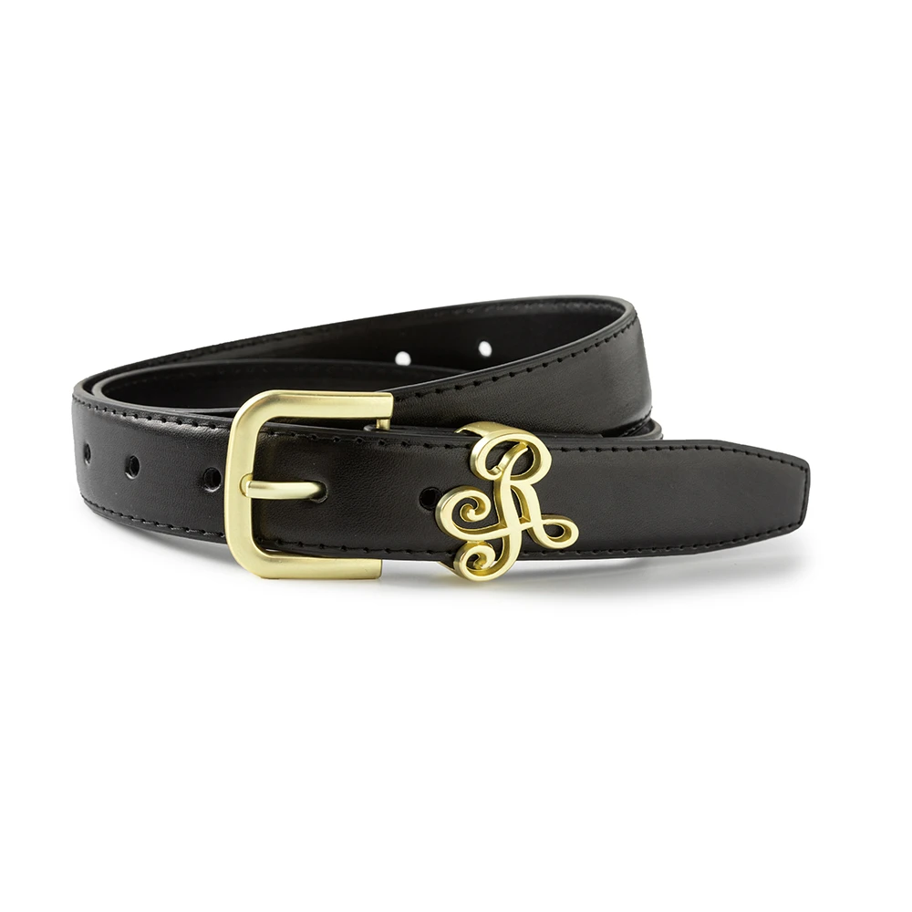 ikyou原创设计金属扣皮带女2024新款简约时尚百搭真皮高级感腰带