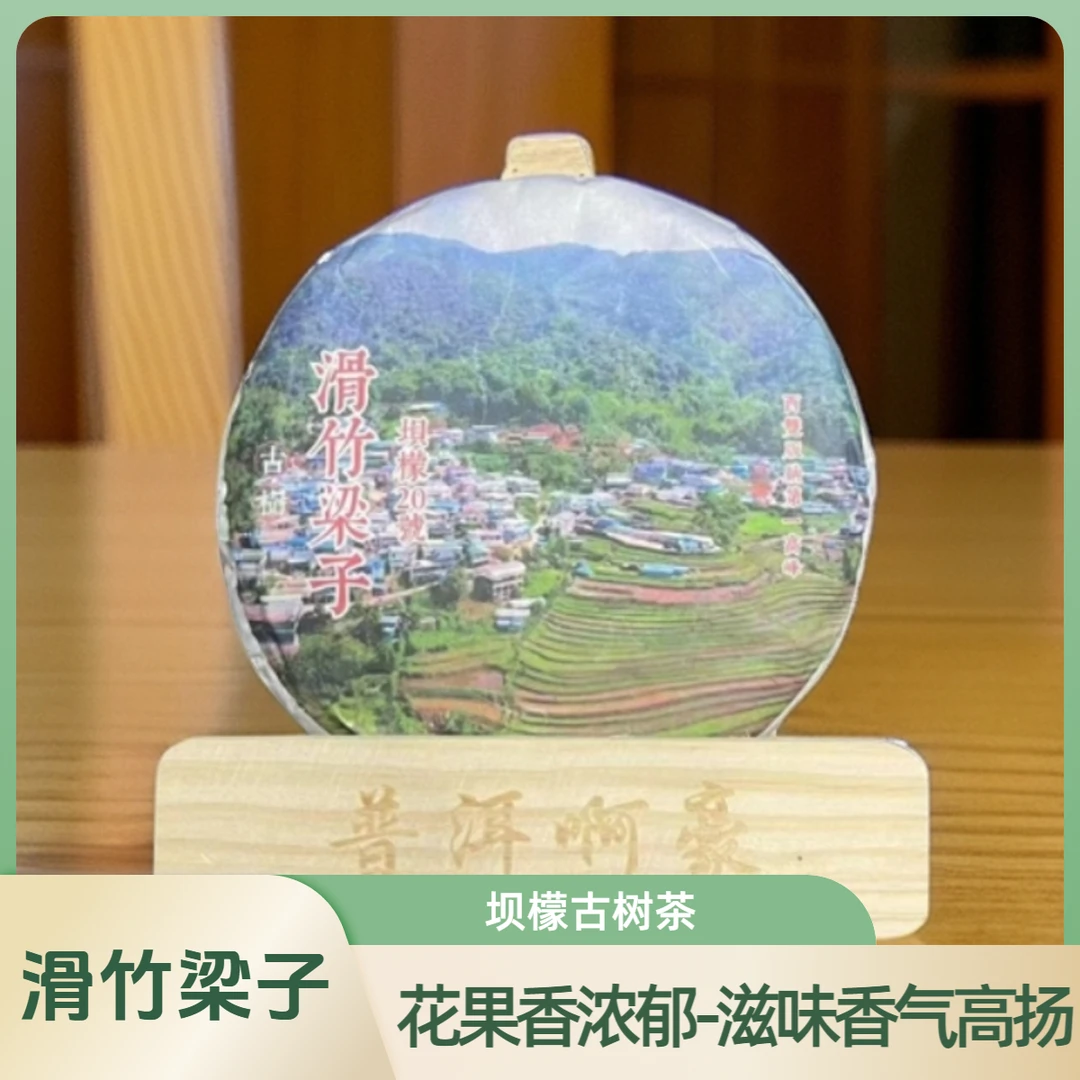 【啊豪普洱】滑竹梁子 坝檬 古树  生茶 2023年石磨工艺精制普洱茶