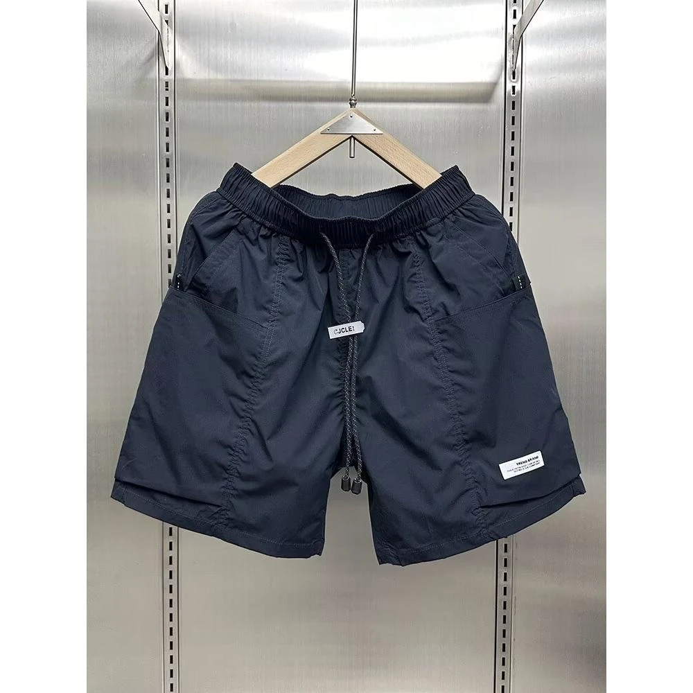 机能风工装短裤男款夏季痞帅薄款大码中裤宽松美式休闲五分裤子男