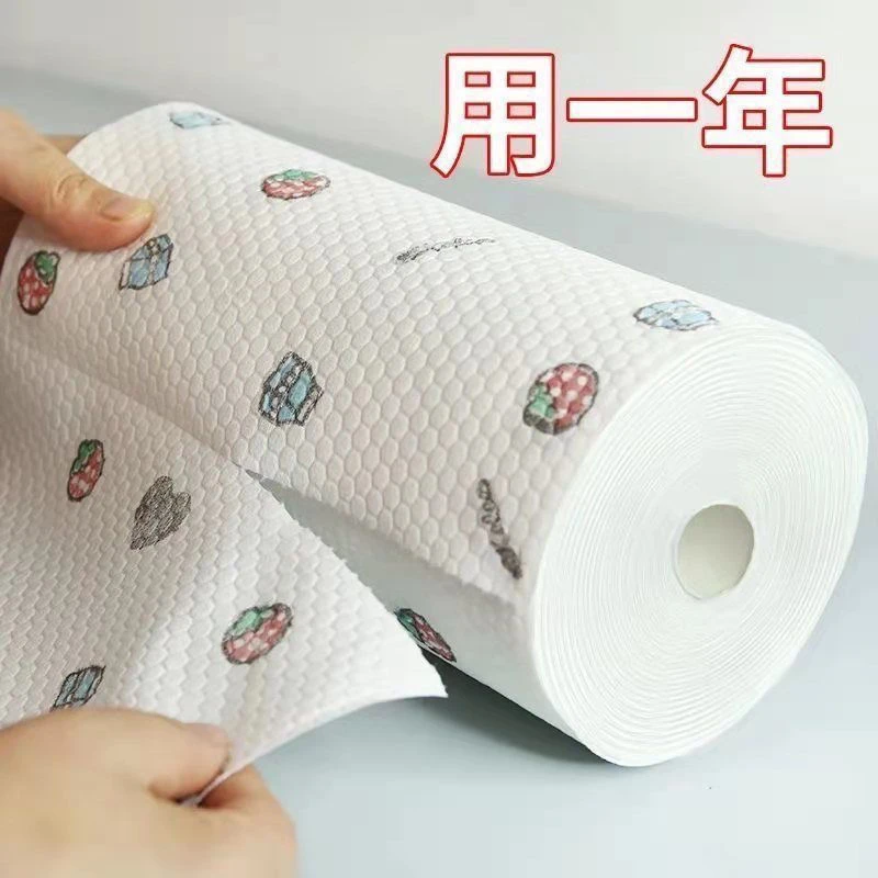 厨房一次性懒人抹布擦手纸干湿两用吸水不沾油家用水洗加厚洗碗巾