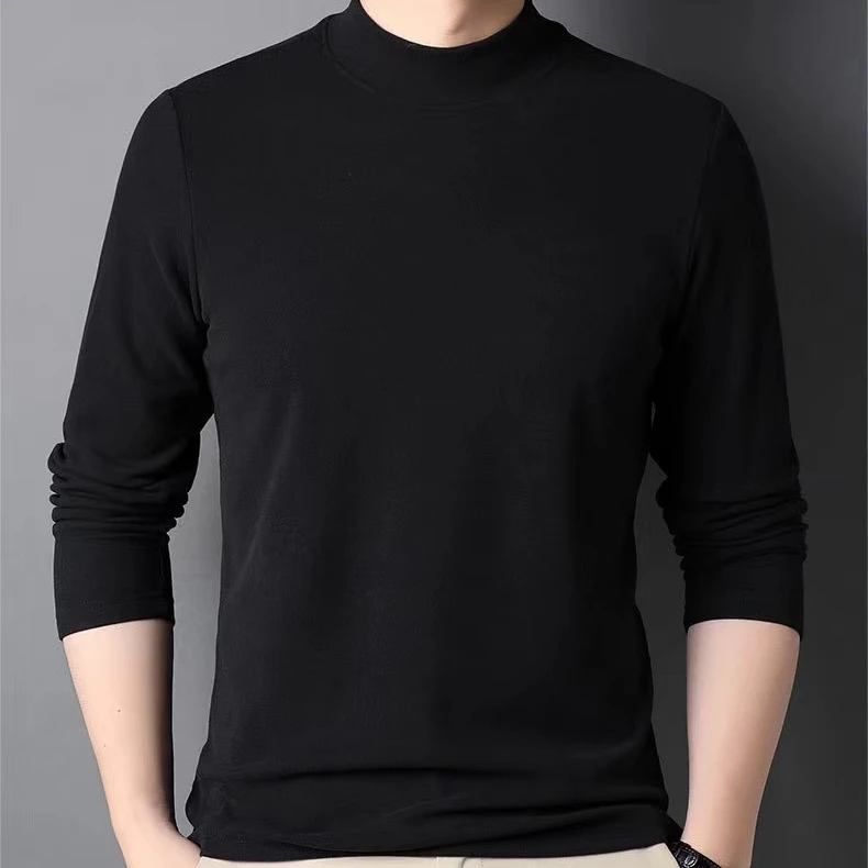 男士半高领德绒打底衫CH8805