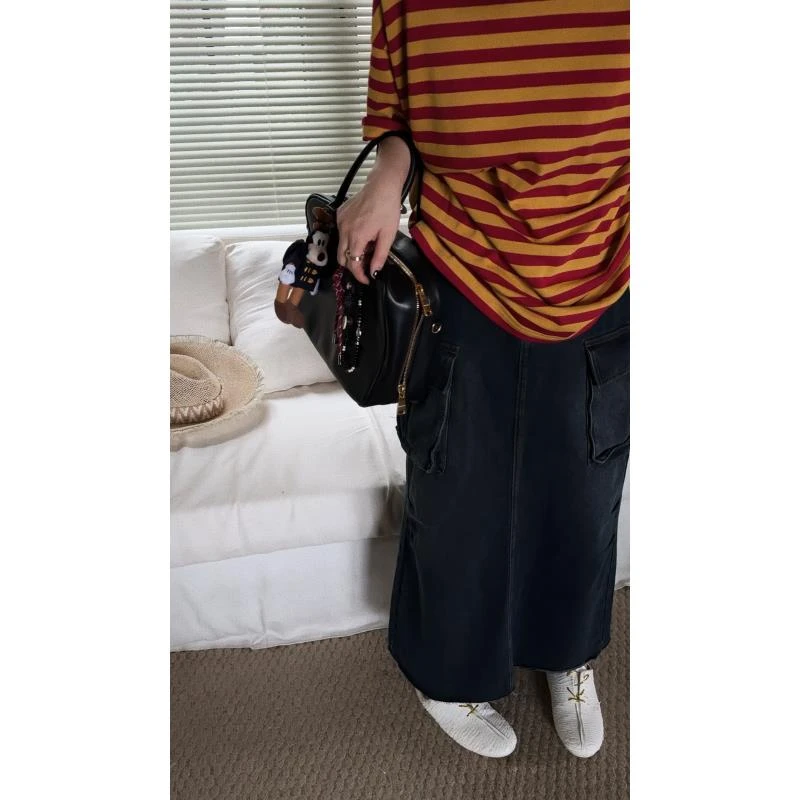 工装牛仔半裙 J24Q069