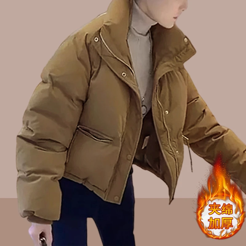 2025秋冬季新款短款加厚棉衣棉服外套女士时尚爆款棉袄小个子上衣