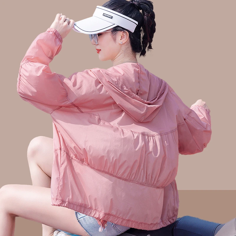 2024夏季新款防晒衣女外套短款韩版宽松轻薄防晒服透气开衫上衣潮