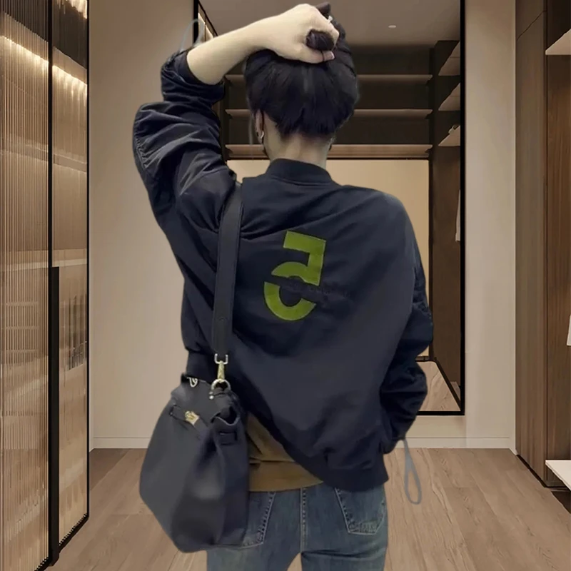 短款棒球服外套女士2025春秋季新款爆款时尚百搭开衫上衣洋气女装