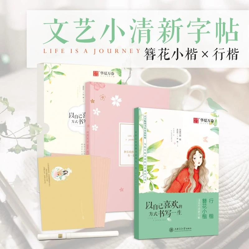 【以自己喜欢的方式书写一生】成人行楷簪花小楷文艺精美字帖