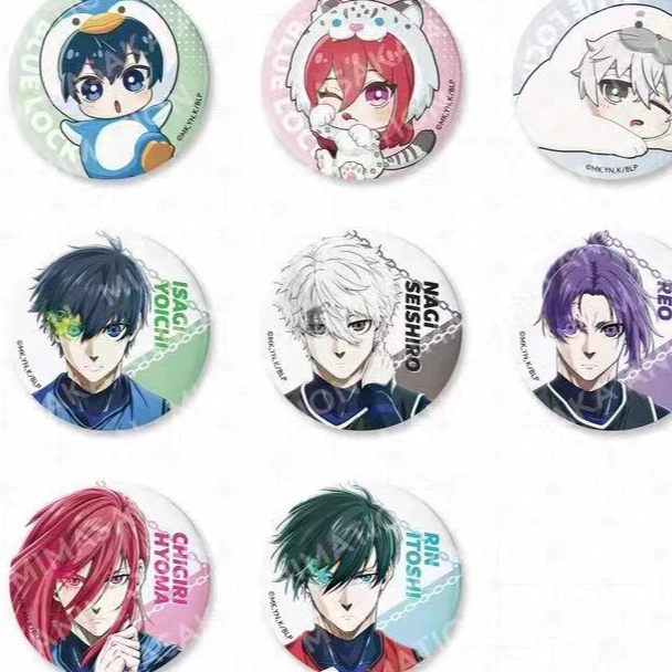 【拆袋】《蓝色监狱》同人二创马口铁徽章盲盒代拆