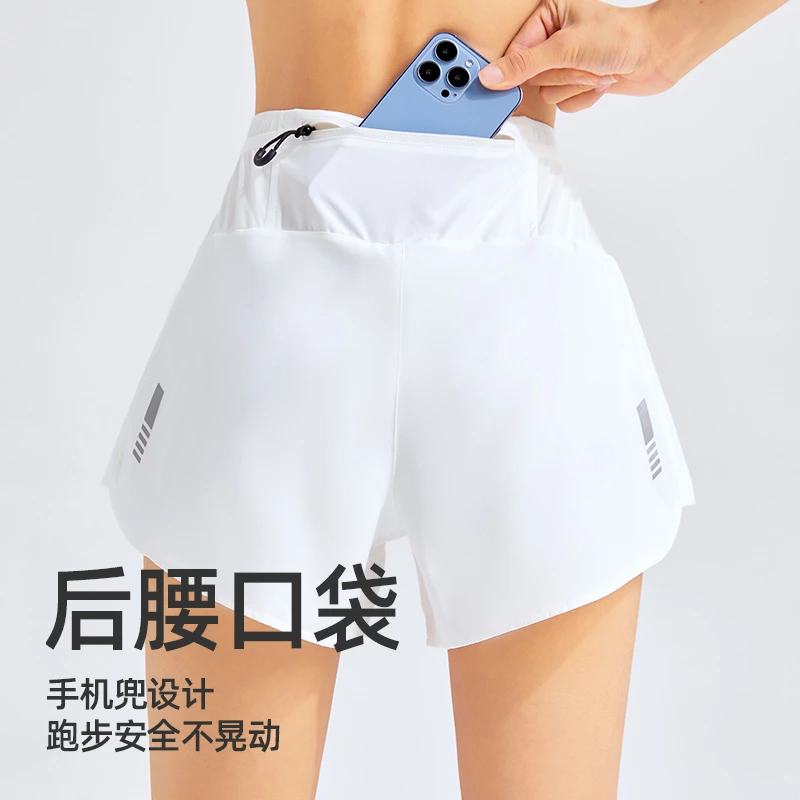 （五个口袋）DYISE运动短裤透气排汗速干防走光健身跑步裤显瘦23006