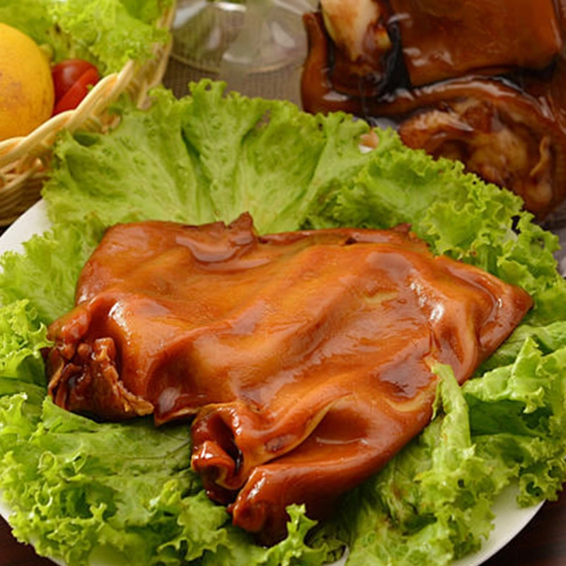 川味特产老卤猪耳朵弹爽脆完整卤味营养下酒菜凉拌250g±20g×【2包】