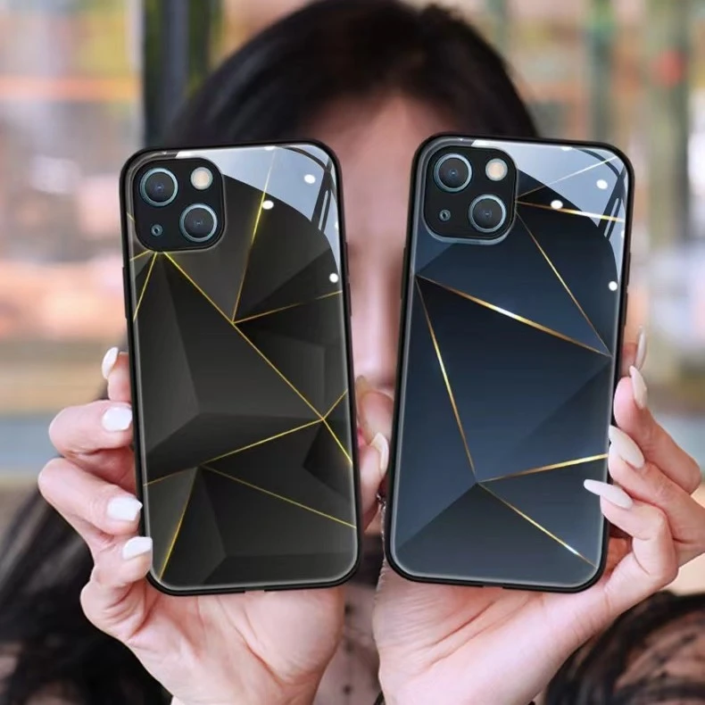 几何棱镜 苹果/华为/OPPO/vivo/小米 玻璃个性创意防摔全包手机壳