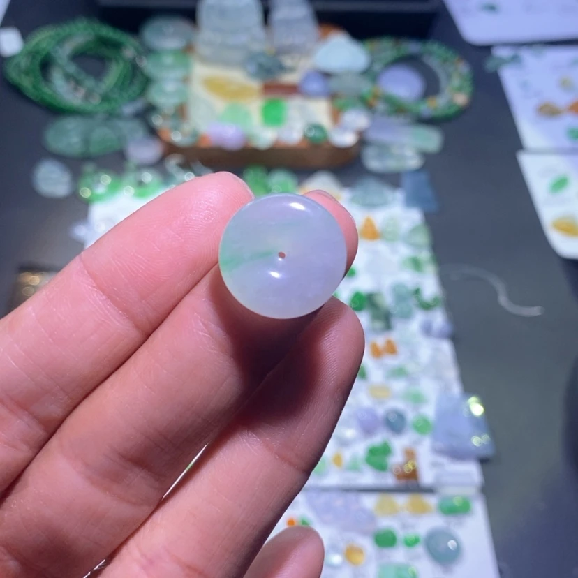【闪购商品】翡翠挂件未镶嵌扣子