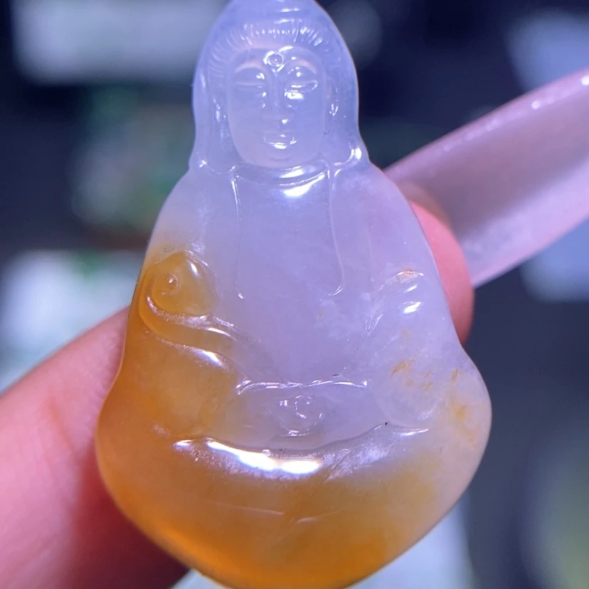【闪购商品】翡翠挂件未镶嵌观音