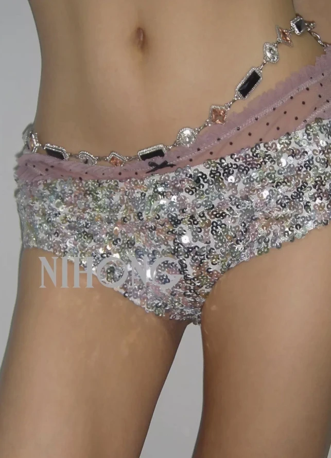 霓虹NIHONG2023SS彩色亮片内裤可外穿“穿衣自由”