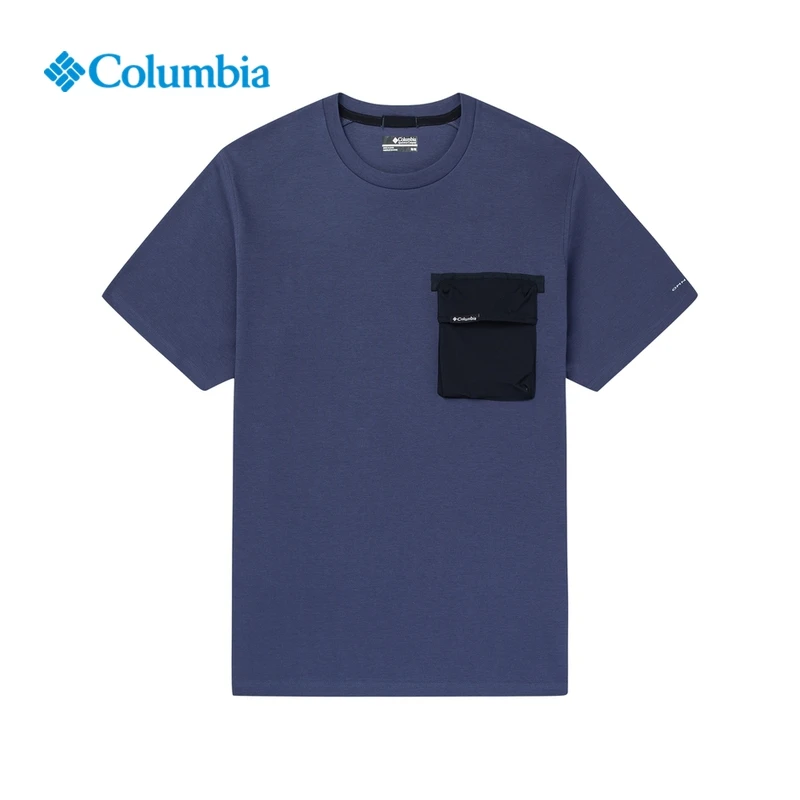 Columbia哥伦比亚户外春夏情侣款穿行系列吸湿透气短袖T恤AE9220