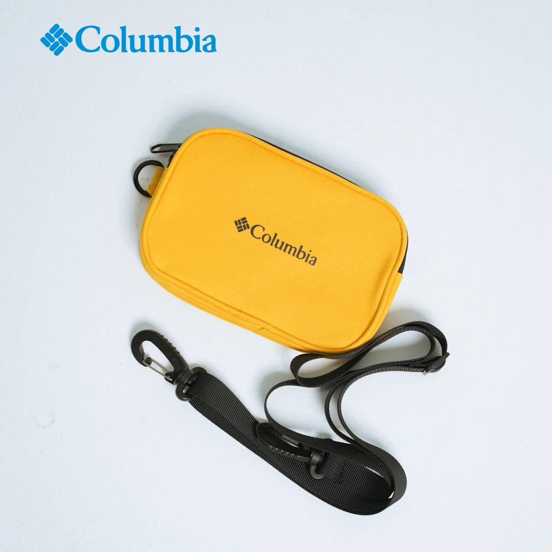 【赠品勿拍】哥伦比亚户外运动休闲便携黄色斜挎包