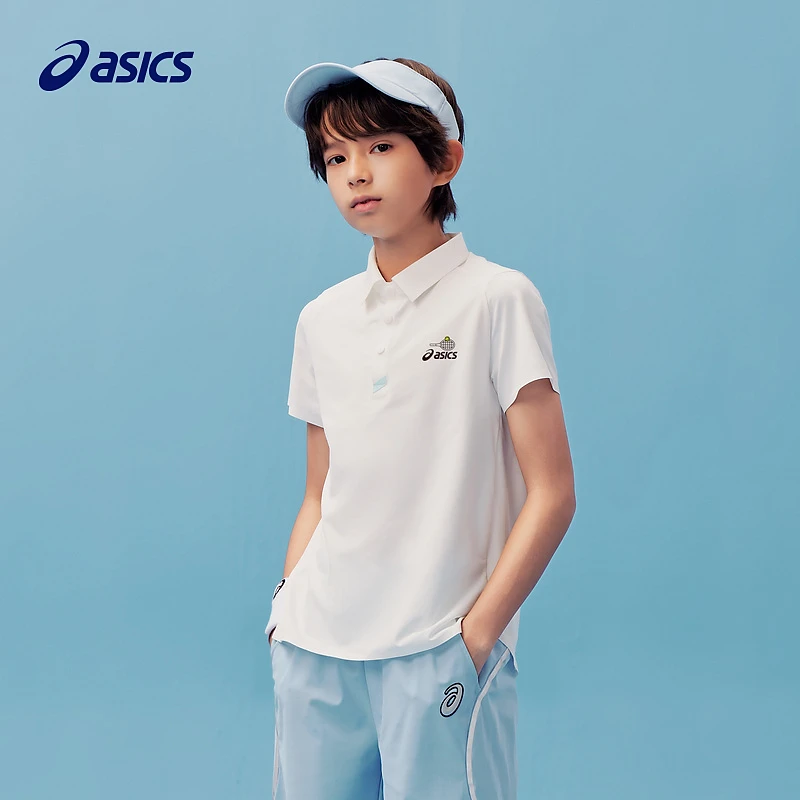 【自播】亚瑟士童装吸湿速干凉感软糯夏短袖T恤332241173033