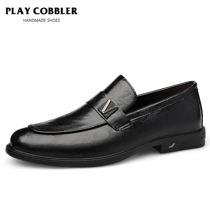 花花皮匠2025新款休闲皮鞋秋季潮流透气豆豆鞋鞋子软底爸爸鞋百搭