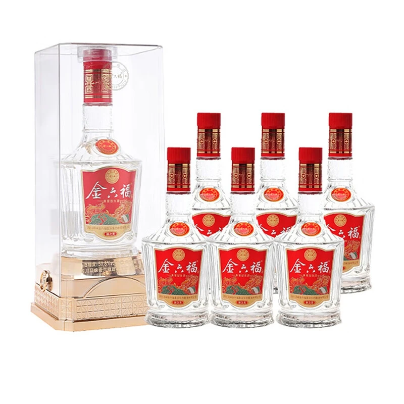 金六福福之美兼香型白酒纯粮酿造送礼自饮超值价50.8度500ml/瓶