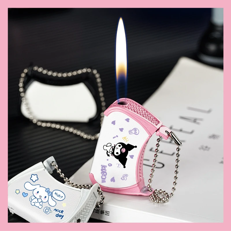 网红新款创意手提包包造型个性明火充气打火机小巧迷你送男友