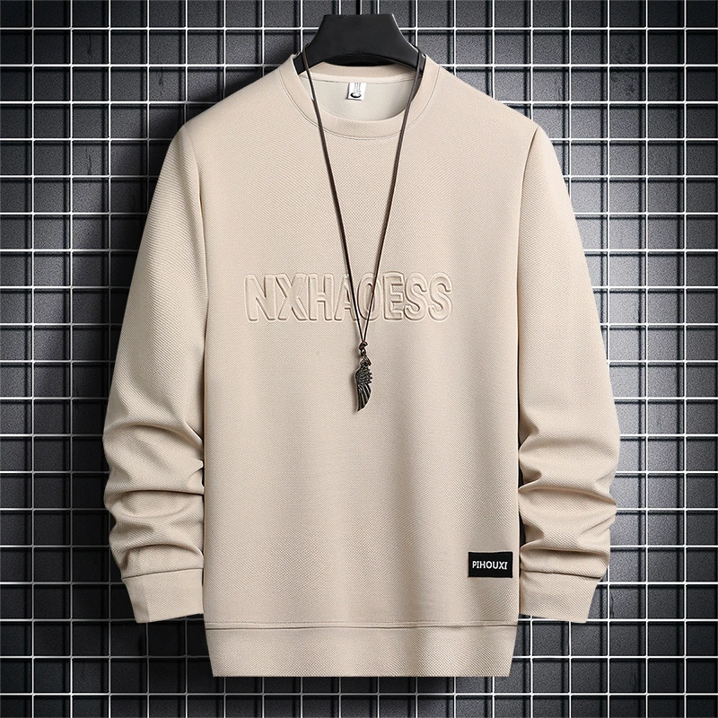 男士美式重磅卫衣男秋季上衣潮牌男装2024新款秋装男款衣服春秋款