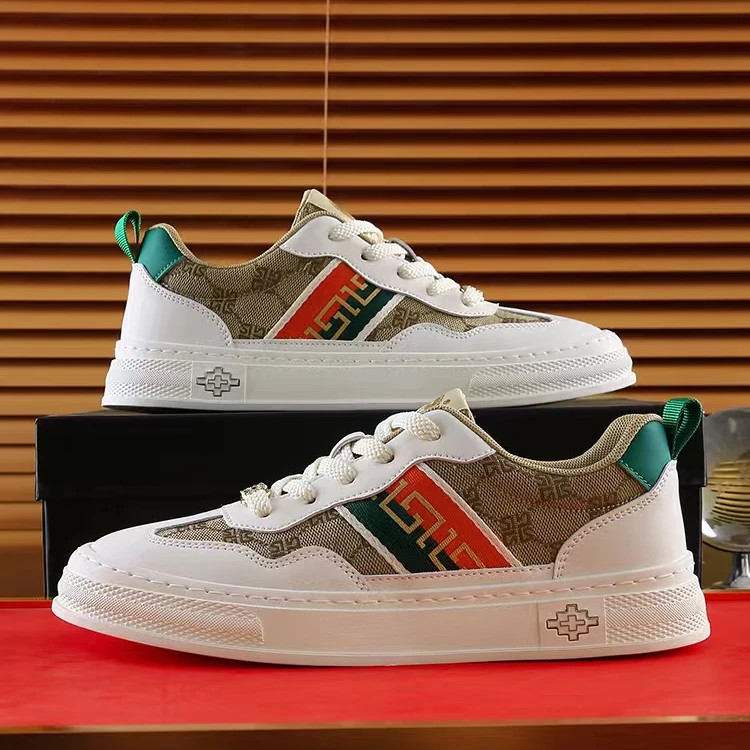 DUSAMEYA/杜莎米娅男士秋季新款高端轻奢休闲潮鞋经典百搭板鞋