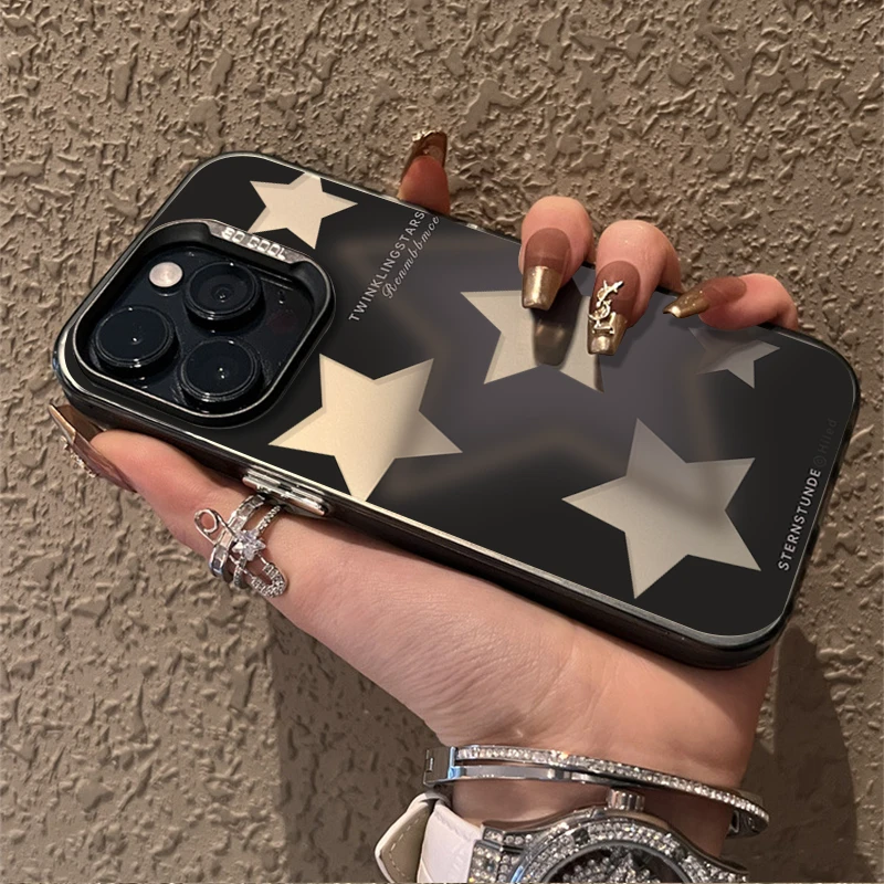 iphone15promax手机保护壳新款15时尚15pro晕染星星12艺术14proma