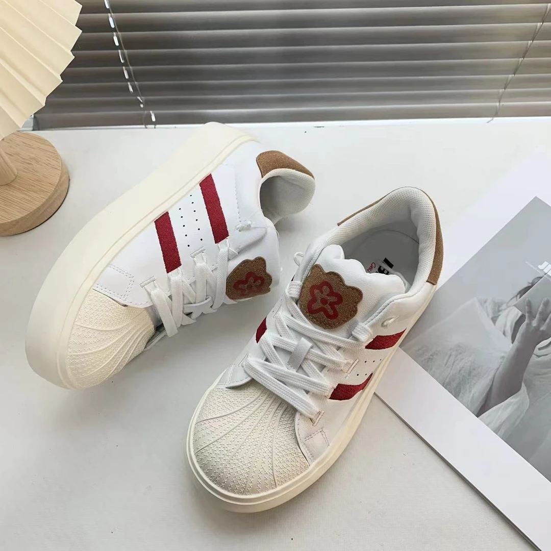 复古贝壳头板鞋ins超火百搭运动休闲小白鞋1218