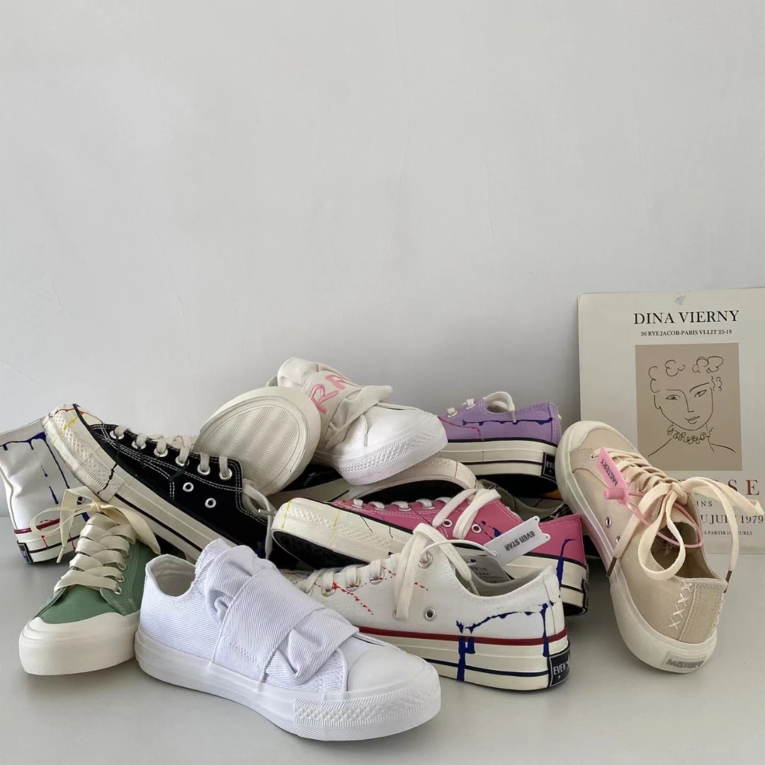 张张 时尚潮流帆布硫化鞋F01