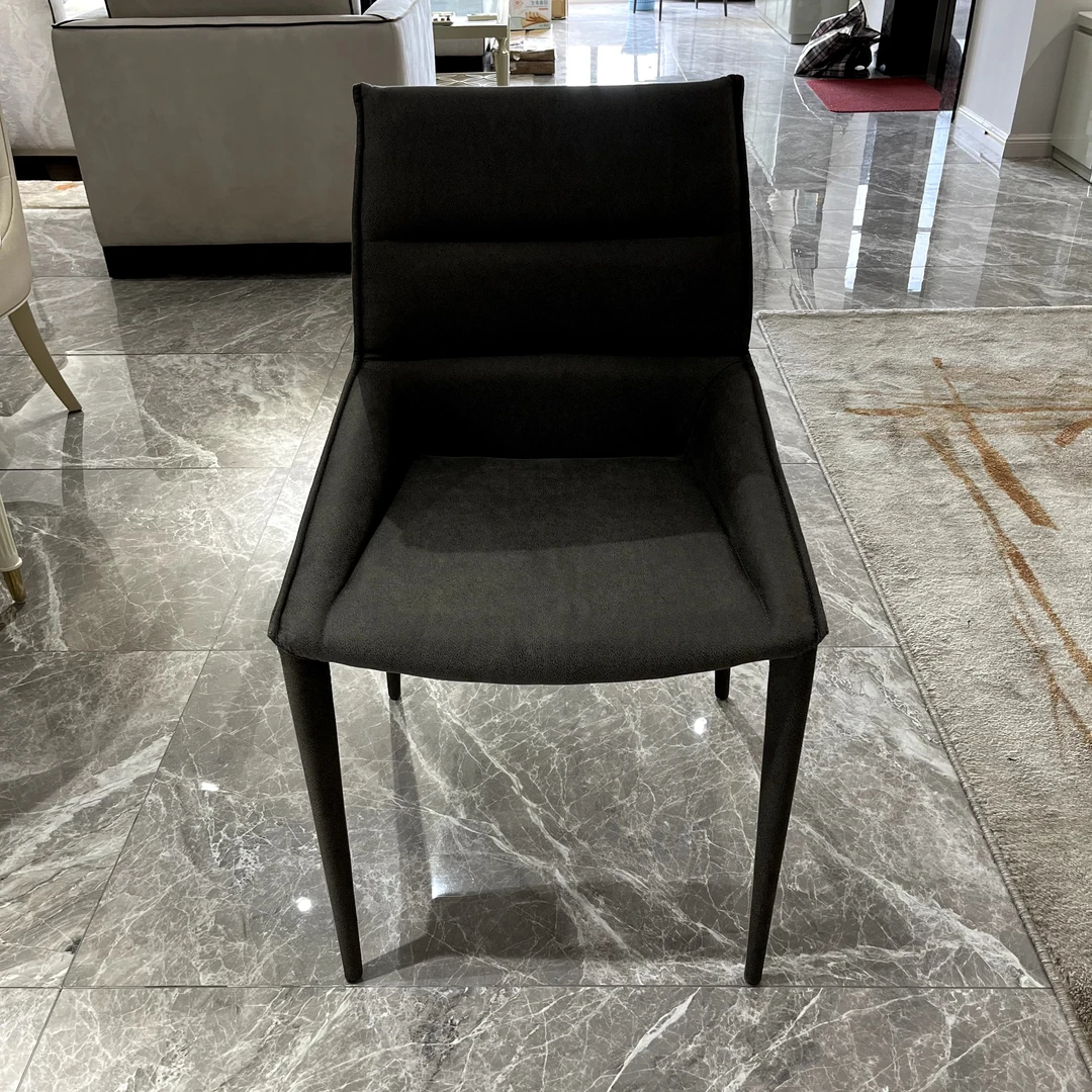 简约休闲单人椅 58x49x82cm 美式轻奢布艺简美单人椅妆凳MD-70