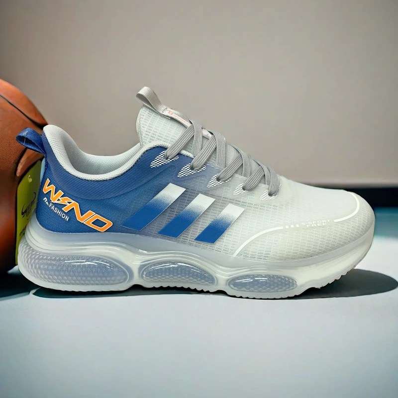 跑鞋减震跑步鞋男士舒适时尚百搭夏季透气软底潮流网面潮鞋8236