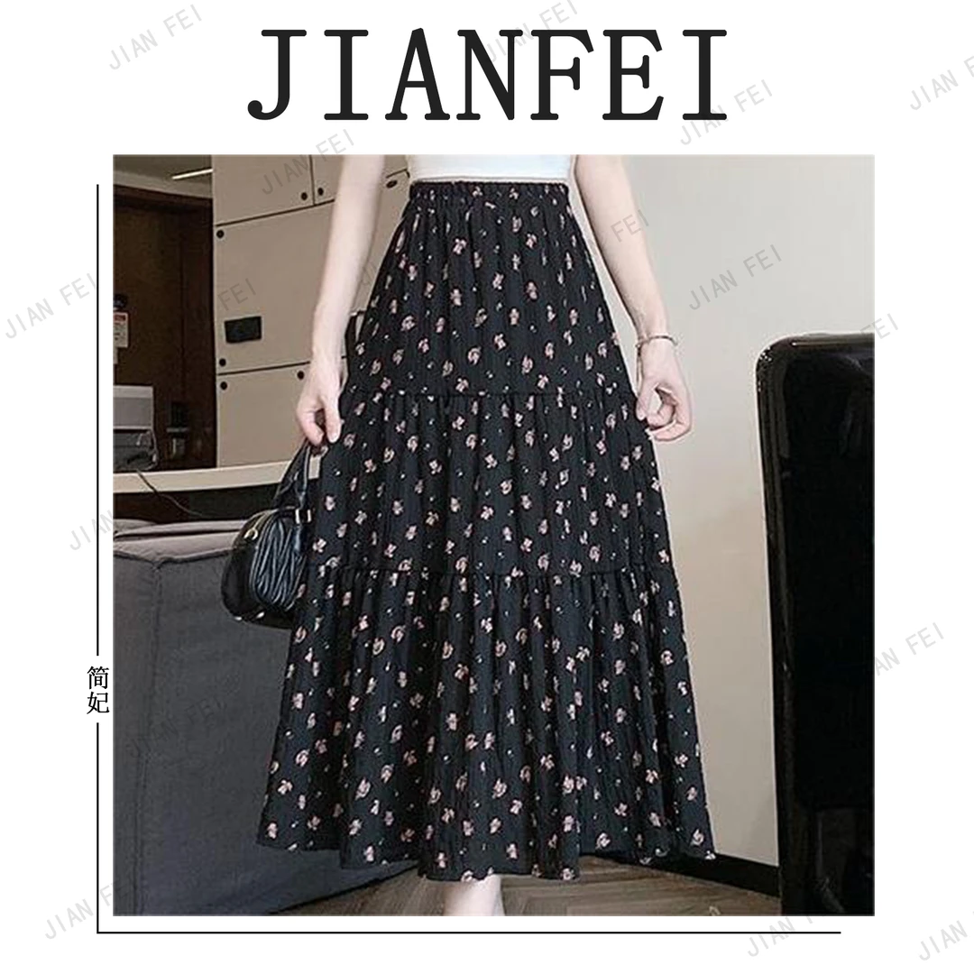 JIANFEI/简妃MM8260-5 女装显瘦长身裙显瘦高腰时尚休闲百搭夏季