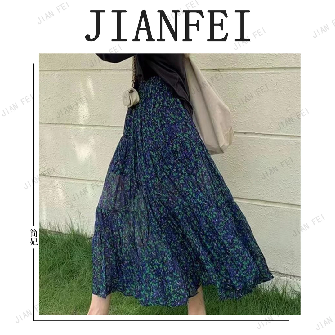 JIANFEI/简妃MM5840-15 女装显瘦半身裙 腰时尚休闲百搭夏季