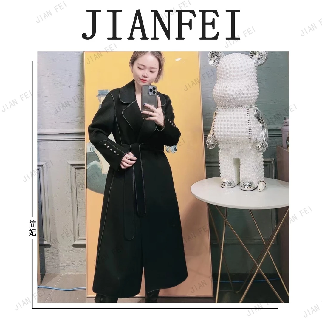 JIANFEI/简妃KC081  精品女装 冬季 女士外套毛呢显瘦气质大衣