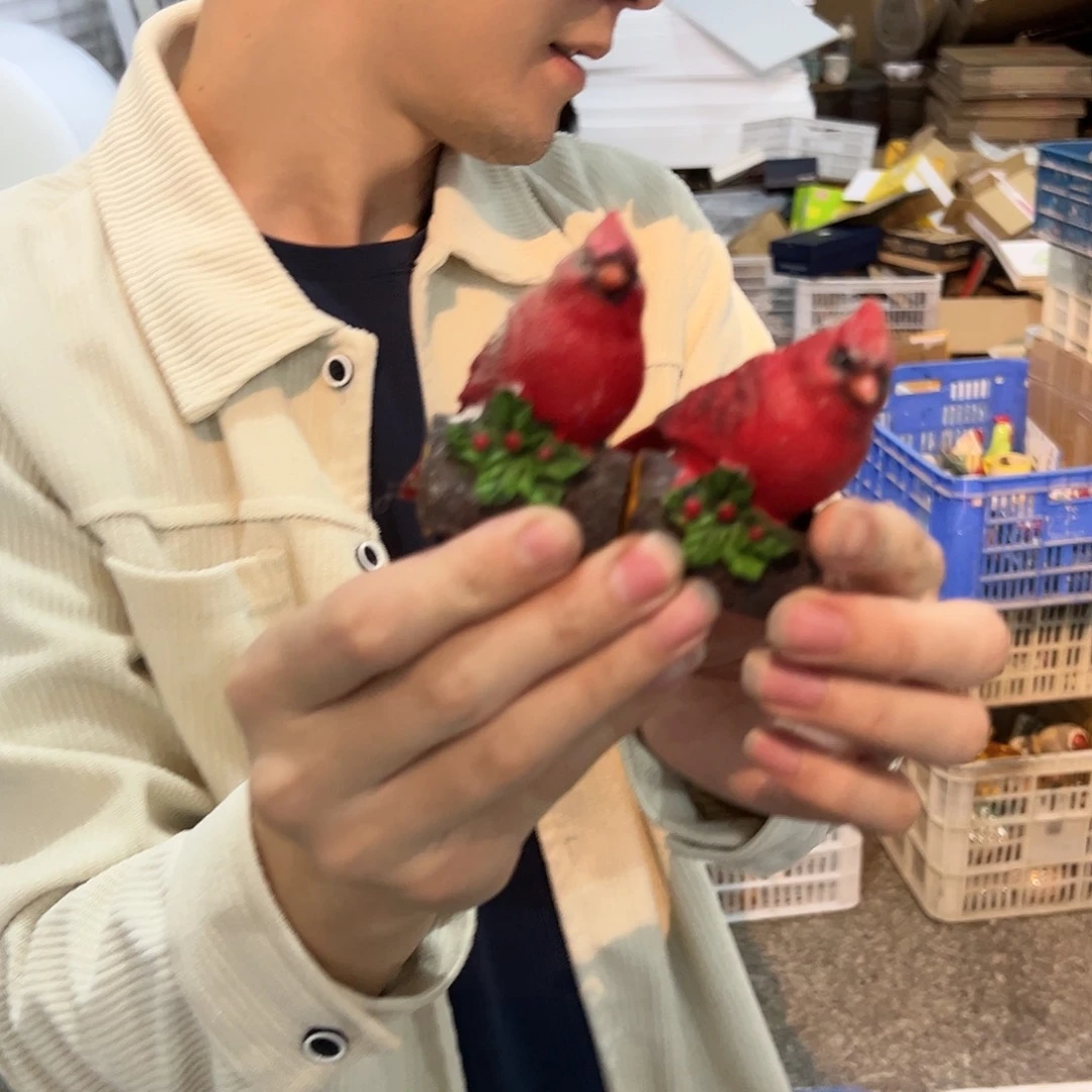 炉瑕疵工艺品孤品摆件一对
